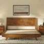 Harmony Solid Wood Bed Frame - Caramel - Bed Frame