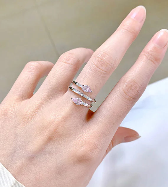 Fashionable Women's 925 Silver All-Matching Ring