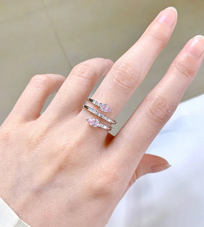 Fashionable Women's 925 Silver All-Matching Ring