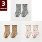 3 Pairs of Anti-Slip Childrens Socks - Kia Day Design