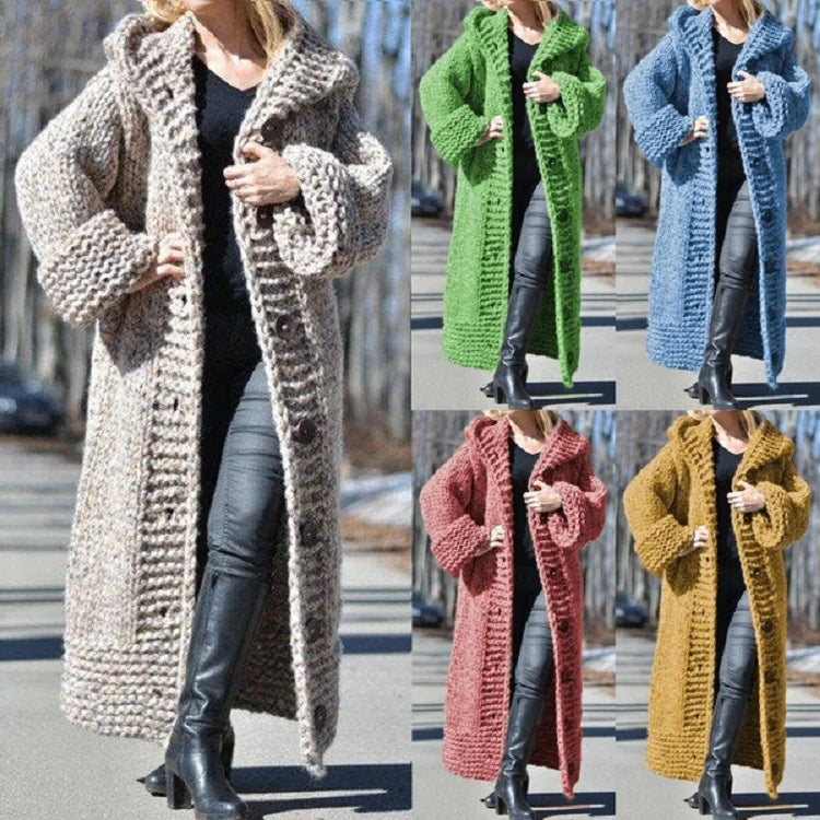 Women's Knitted Cardigan Sweater - Kia Day Design