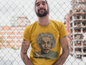 Rock On Einstein Graphic T-Shirt - Solid Gold - Graphic Tee