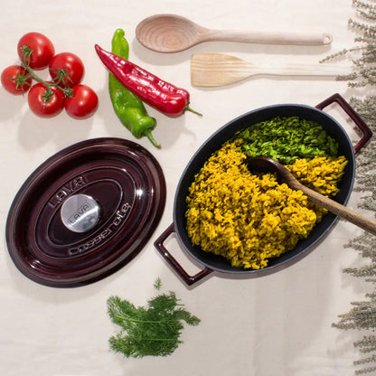 LAVA Premium Oval Cast Iron Dutch Oven 21x27 cm Kia Day Design