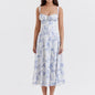 Ladies Midi Spaghetti Strap Dress - Kia Day Design