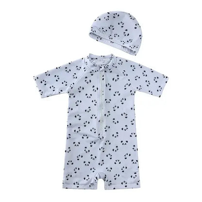 Baby Boy Swimsuit One-Piece Swimming Jumpsuit