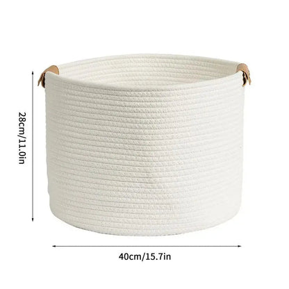 Cotton Rope Storage Basket Kia Day Design