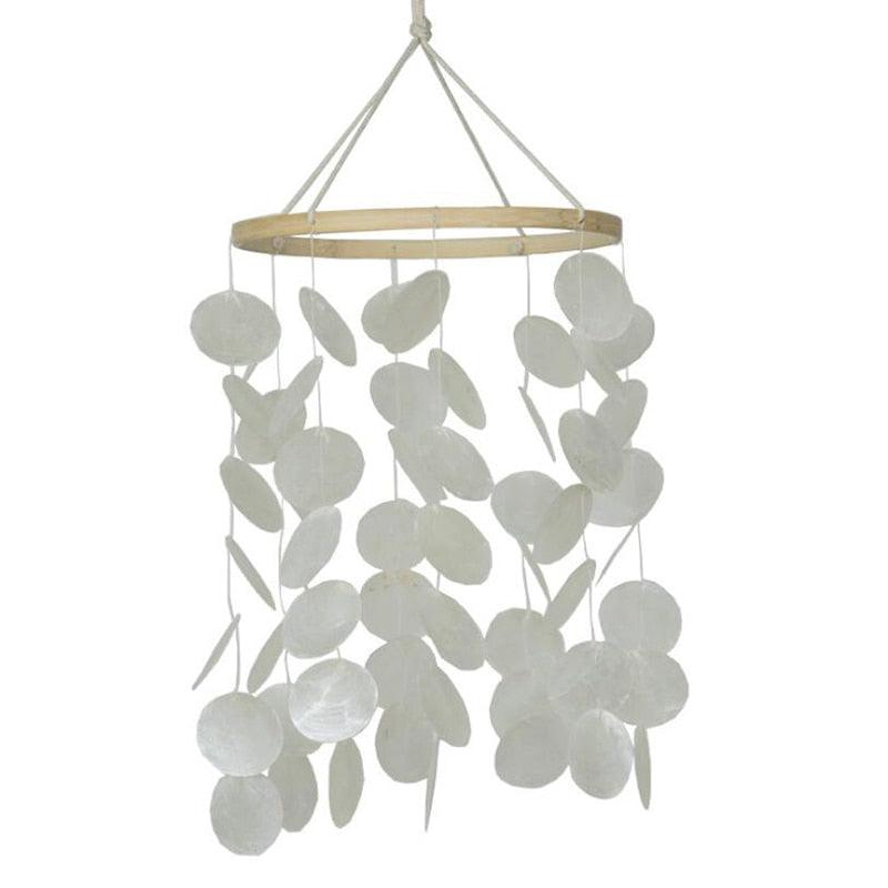 Home Shell Wind Chime Room Decoration Korean Decor Chimes Nordic Style Home Office Kids Room Nursery Decor Hanging Scandinavian Style Wind Chimes Wall Decor - - STDEAOQW183NS