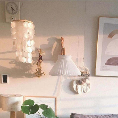 Home Shell Wind Chime Room Decoration Korean Decor Chimes Nordic Style Home Office Kids Room Nursery Decor Hanging Scandinavian Style Wind Chimes Wall Decor - - STDEAOQW183NS