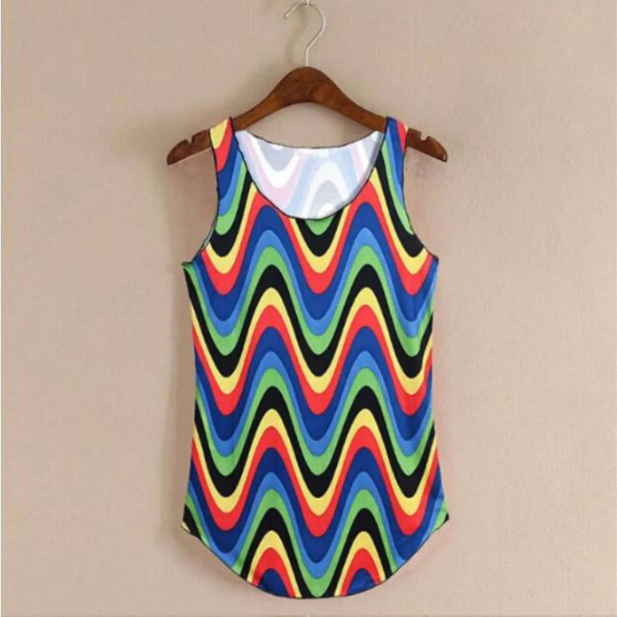 Hot Summer Fitness Tanks - One Size Multicolored -