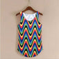 Hot Summer Fitness Tanks - One Size Multicolored -