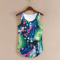 Hot Summer Fitness Tanks - One Size Green -