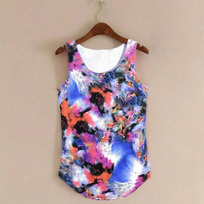 Hot Summer Fitness Tanks - One Size Galaxy -