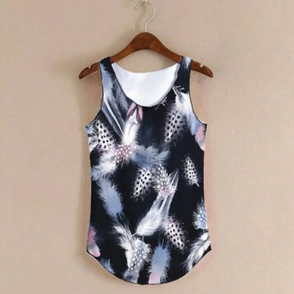 Hot Summer Fitness Tanks - One Size Flower -