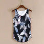 Hot Summer Fitness Tanks - One Size Flower -