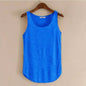 Hot Summer Fitness Tanks - One Size Navy Blue -