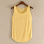 Hot Summer Fitness Tanks - One Size Yellow -