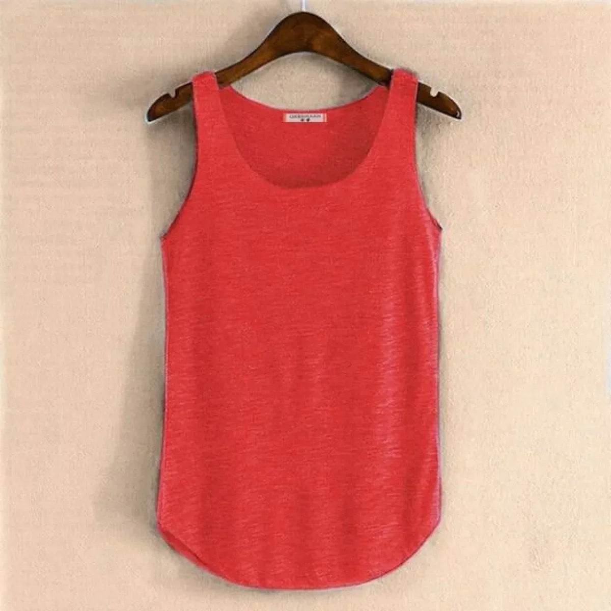 Hot Summer Fitness Tanks - One Size Red -