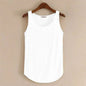 Hot Summer Fitness Tanks - One Size White -