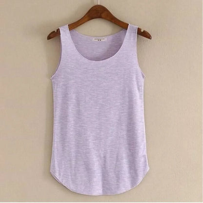 Hot Summer Fitness Tanks - One Size Lavender -