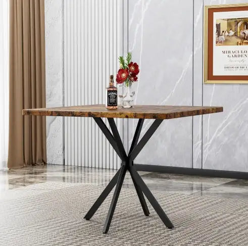 Mid Century Modern Square Dining Table - Kia Day Design