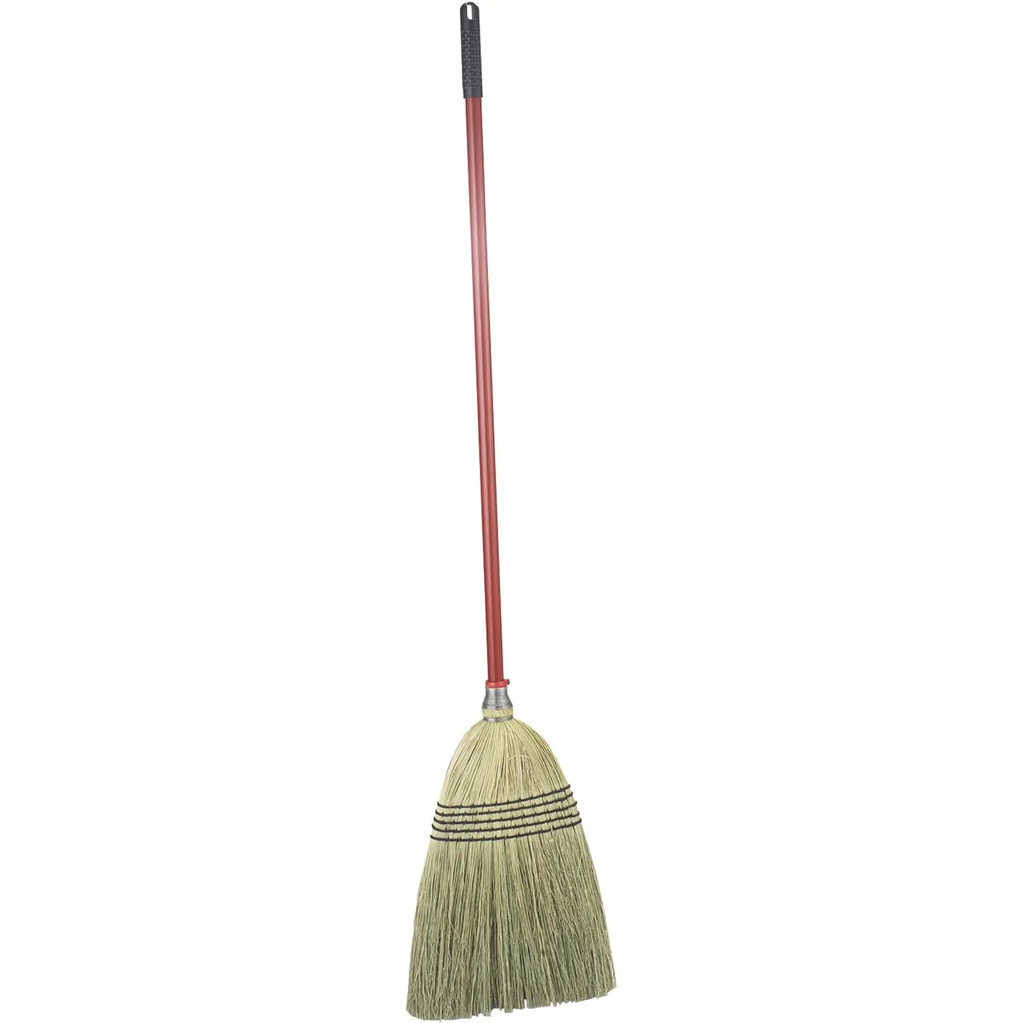 Libman 502 Big Corn Broom with 100% Broomcorn Fiber 12" Sweep Surface