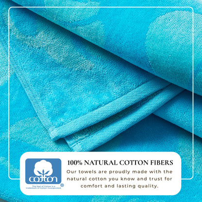 Cotton Velour Beach Towel - Maui Collection - - Beach Towels