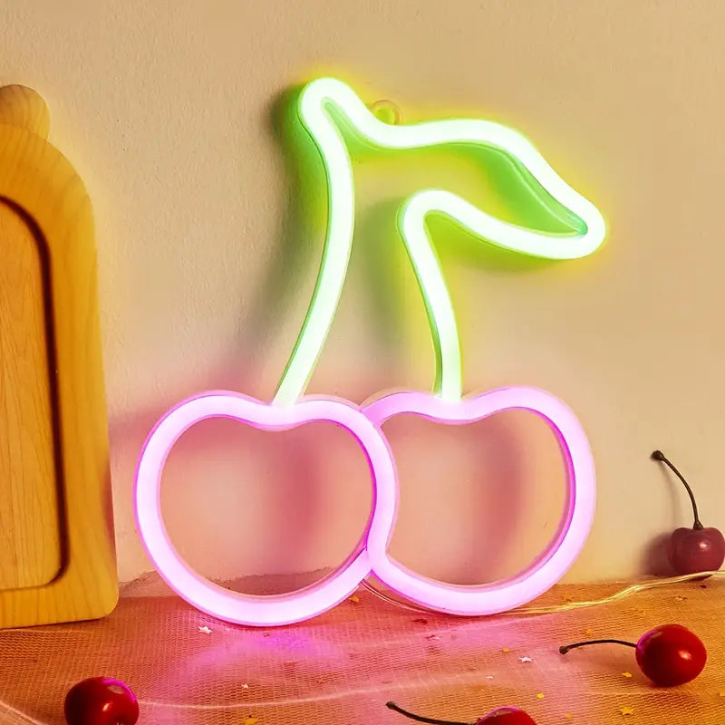 Neon Cherry LED Light