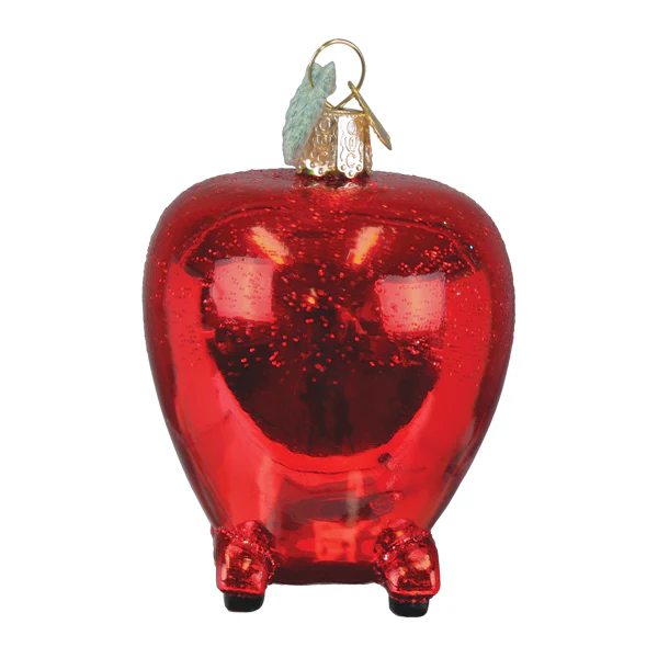 Lowly Worm's Applecar Ornament - - Christmas >> Ornaments >> Glass