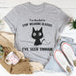 Decided to Stop Wearing Glasses Seen Enough Tee - Athletic Heather - shirt