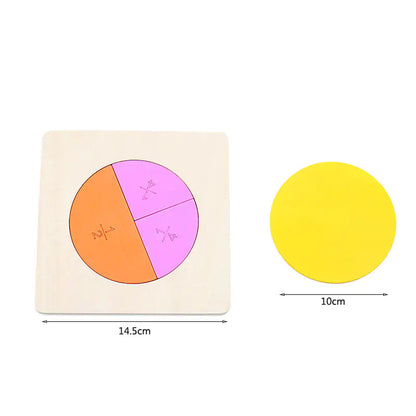 Montessori Mathematics Fraction Board Kia Day Design
