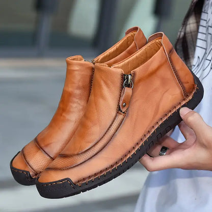 High Top Mens Driving Shoes - Brown 40 - shoes