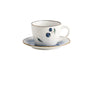 Ceramic Coffee Cup and Saucer Set - Kia Day Design