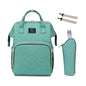 Diaper Backpack With Changing Bed Green