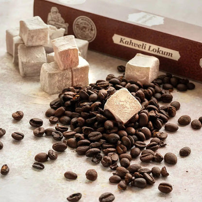 Hacı Bekir Coffee Flavored Turkish Delight in Kraft Box 125g - Kia Day Design