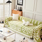 Cat-Proof Chenille Sofa Cover - Bohemian sofa towel-green 31 Customized special shooting - Sofa blanket