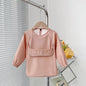 Cute Baby Bibs Toddler Long Sleeve Apron Kia Day Design