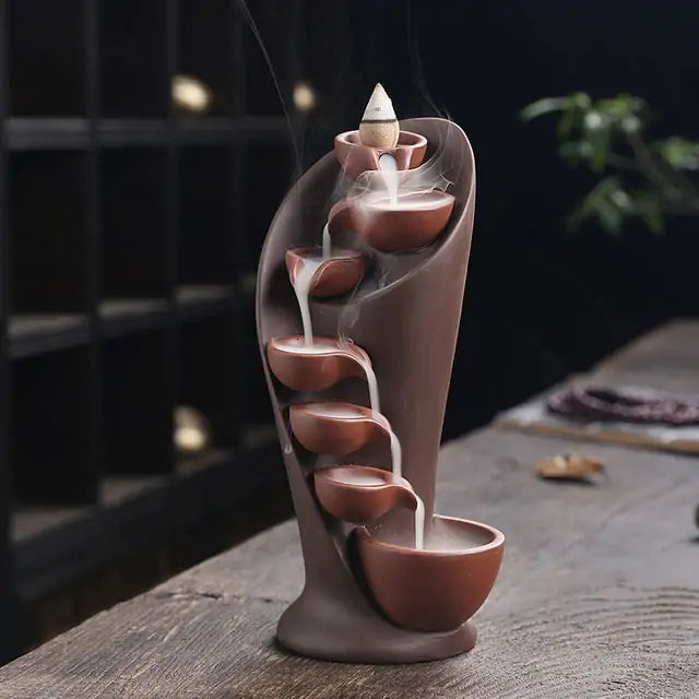 Waterfall Incense Burner