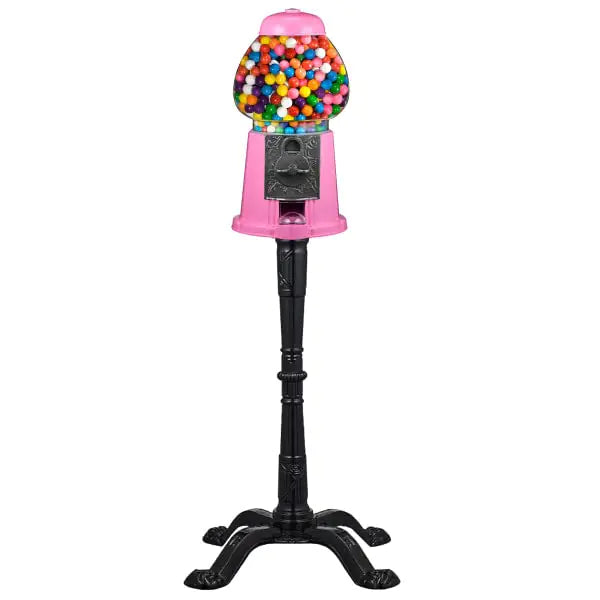 1920s-Style Nostalgic Decor Candy Dispenser Pink - n a - bubblegum machine
