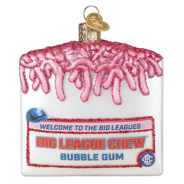 Big League Chew Glass Ornament - - Christmas >> Ornaments >> Glass