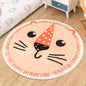 Cute Cartoon Round Rug for Kids' Room and Living Room - Kia Day Design