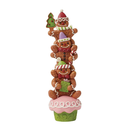 Stacked Gingerbread Figurine - Default Title - Christmas >> Figurines >> Jim Shore