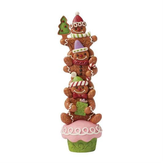 Stacked Gingerbread Figurine - Default Title - Christmas >> Figurines >> Jim Shore