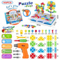3D Mosaic Puzzle Building Set with Tools - Kia Day Design
