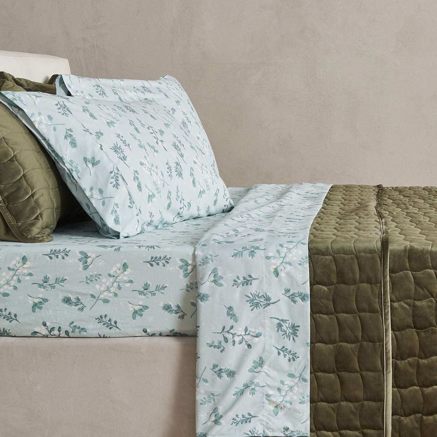 Watercolor Floral Sheet Set - Delia Collection - - Sheets