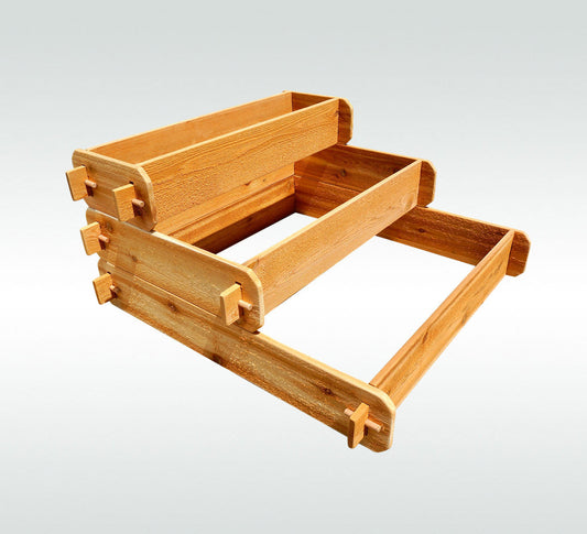 Timberlane Gardens Raised Garden Bed Kit 3 Tiered - - Raised Garden Bed Kit