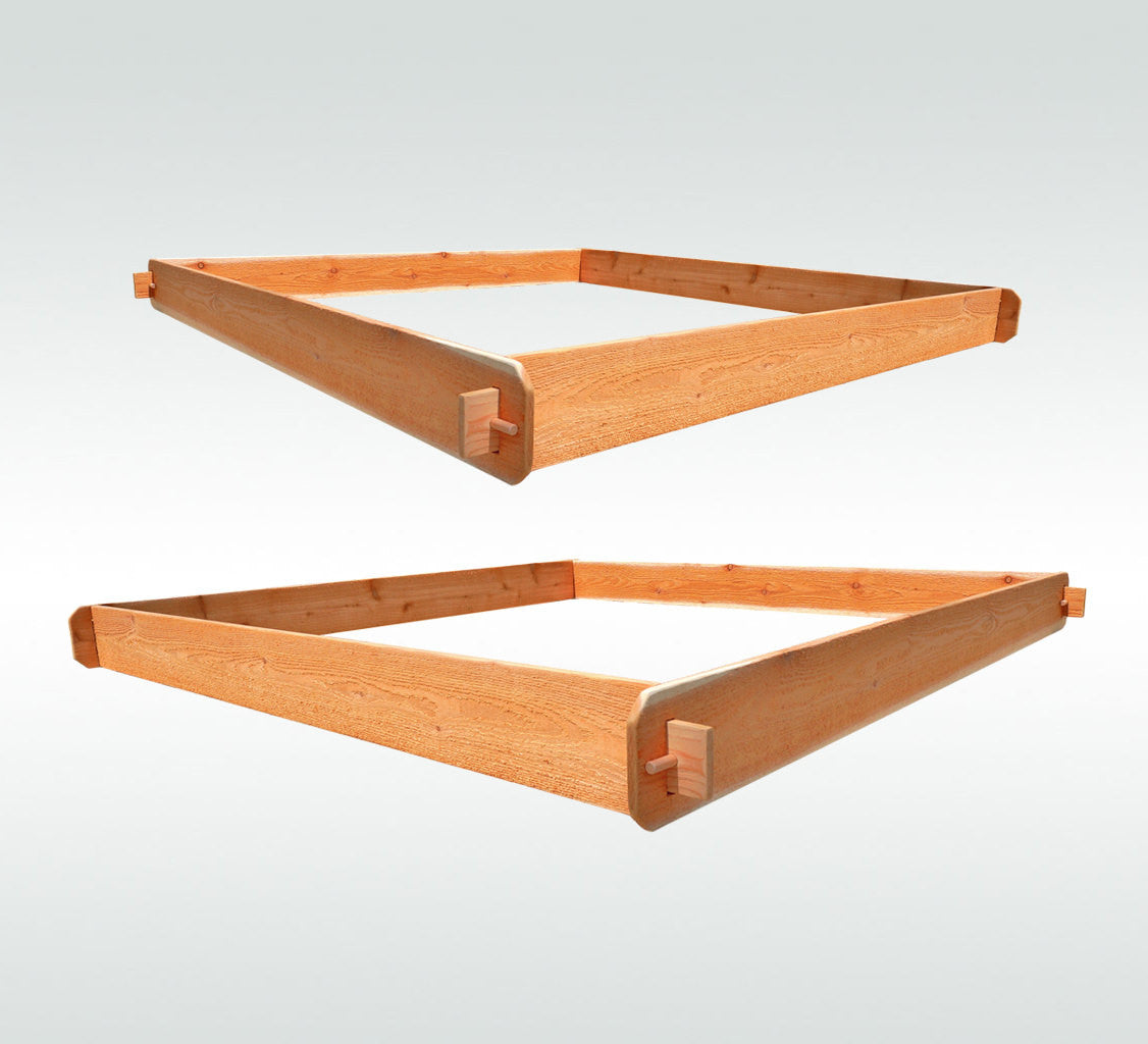Timberlane Gardens Raised Garden Bed Kit Set Large Two 6x6 - - Raised Garden Bed Kit