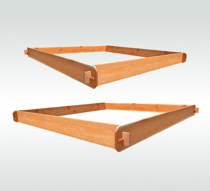 Timberlane Gardens Raised Garden Bed Kit Set Large Two 6x6 - - Raised Garden Bed Kit