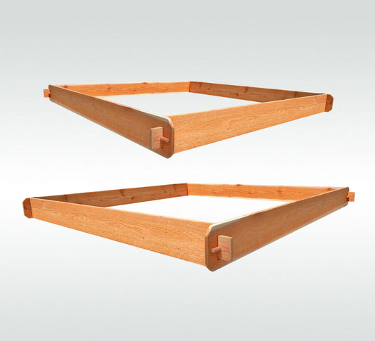Timberlane Gardens Raised Garden Bed Kit Set Large Two 6x6 - - Raised Garden Bed Kit