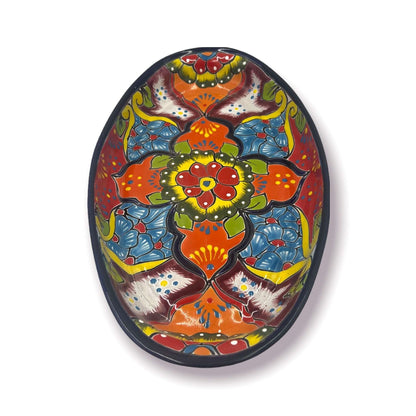 Extra Large Oval Talavera Platter Hand-Painted Mexican Serving Dish - - Talavera Oval Platter