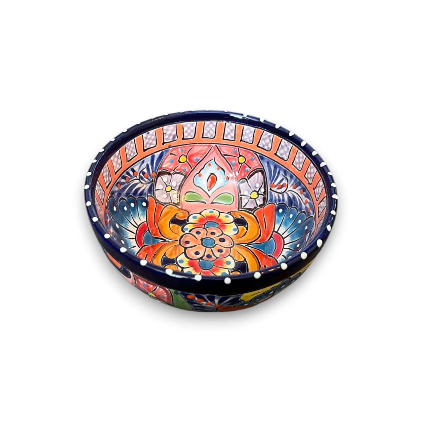Handmade Talavera 12-Piece Dinnerware Set Mexican Pottery for 4 - - Talavera Dinnerware Set